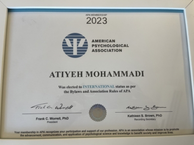 عضو انجمن روانشناسی امریکا